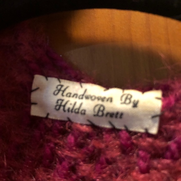 EUC Women’s Vintage Handmade Wool Shawl - Picture 2 of 5